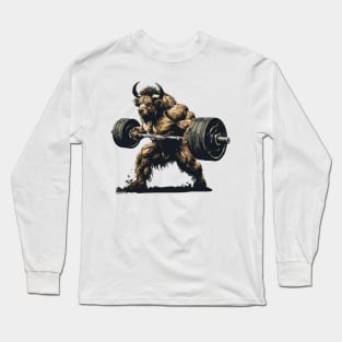 minotaur lifting Long Sleeve T-Shirt